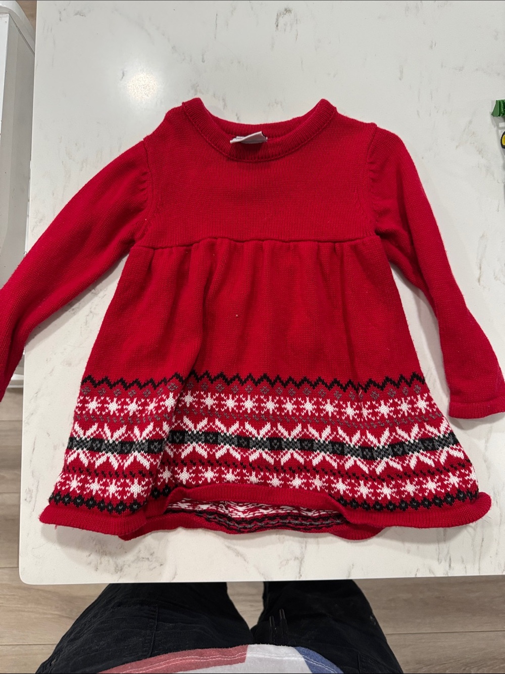 24 month Red Holiday Knit Dress
